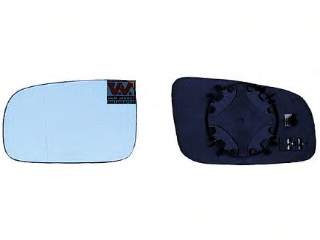 0323838 VAN Wezel cristal de espejo retrovisor exterior derecho