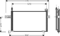 13005194 VAN Wezel condensador aire acondicionado