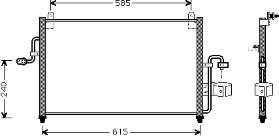 81005011 VAN Wezel condensador aire acondicionado