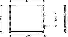 Condensador aire acondicionado 18005262 VAN Wezel