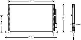 18005302 VAN Wezel condensador aire acondicionado