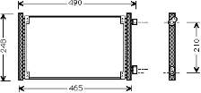 17005223 VAN Wezel condensador aire acondicionado