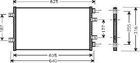 17005247 VAN Wezel condensador aire acondicionado