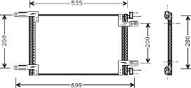 17005248 VAN Wezel condensador aire acondicionado