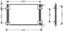 17005255 VAN Wezel condensador aire acondicionado