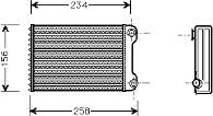 Radiador de calefacción AH59000S Mahle Original