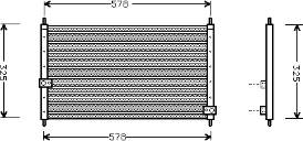 25005062 VAN Wezel condensador aire acondicionado