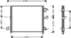 82005062 VAN Wezel condensador aire acondicionado