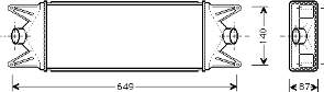 Intercooler 28004045 VAN Wezel