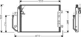 30005257 VAN Wezel condensador aire acondicionado