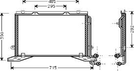 30005268 VAN Wezel condensador aire acondicionado