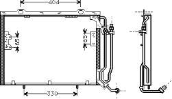 Condensador aire acondicionado 30005279 VAN Wezel