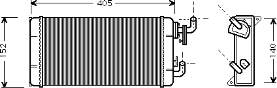 Radiador de calefacción A002835480128 Mercedes