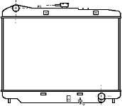 Radiador refrigeración del motor 37002179 VAN Wezel