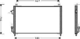 40005192 VAN Wezel condensador aire acondicionado