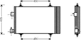 40005193 VAN Wezel condensador aire acondicionado