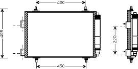 40005215 VAN Wezel condensador aire acondicionado