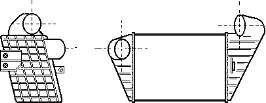 Radiador de intercooler Seat Toledo 1 (1L)