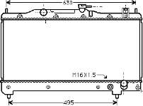 53002239 VAN Wezel radiador refrigeración del motor