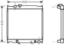 53002249 VAN Wezel radiador refrigeración del motor