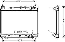 53002258 VAN Wezel radiador refrigeración del motor