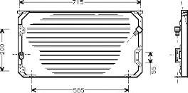 Condensador aire acondicionado 53005246 VAN Wezel