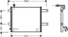 58005177 VAN Wezel condensador aire acondicionado