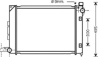 Comprar 02002164 VAN Wezel Radiador de auto