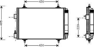 09005192 VAN Wezel condensador aire acondicionado