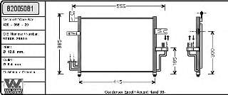 82005081 VAN Wezel condensador aire acondicionado