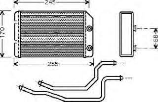 Radiador de calefacción 37006315 VAN Wezel