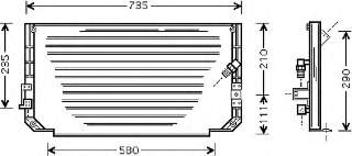 53005279 VAN Wezel condensador aire acondicionado