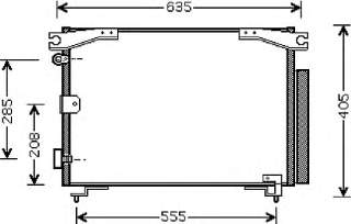 53005280 VAN Wezel condensador aire acondicionado