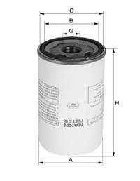 Filtro de aire LB111022 Mann-Filter