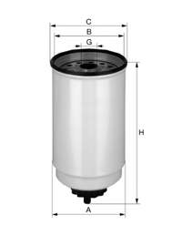 Filtro de gasoil Mann-Filter WK880