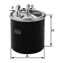 WK820 Mann-Filter Filtro de gasolina