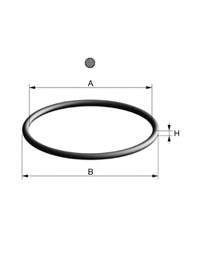 Junta, adaptador de filtro de aceite A0089977045 Mercedes