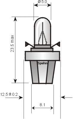 Luz Del Tablero (Panel Principal) PBX52W12 Magneti Marelli