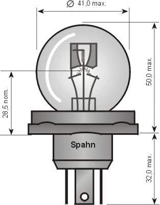 Bombilla halógena 121581 Diesel Technic