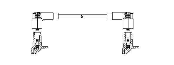 Juego de cables de encendido 11460 Bremi