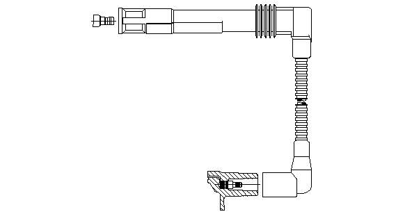 19648 Bremi juego de cables de encendido