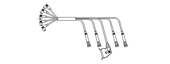782100 Bremi Cables de alta tensión, juego