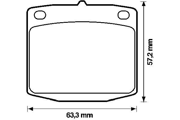 572108B Jurid/Bendix pastillas de freno delanteras