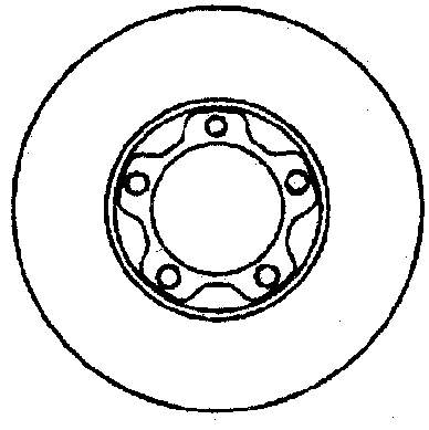 561856b Jurid/Bendix freno de disco delantero