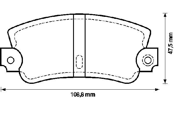 571301B Jurid/Bendix pastillas de freno traseras