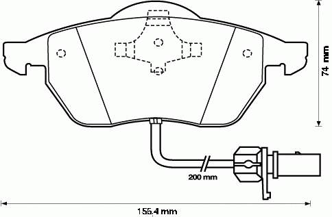 573022B Jurid/Bendix pastillas de freno delanteras