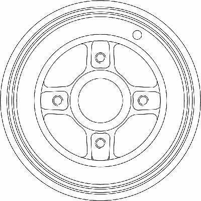 Freno de tambor trasero 432022546R Renault (RVI)