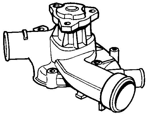 Bomba de agua VKPC81601 SKF