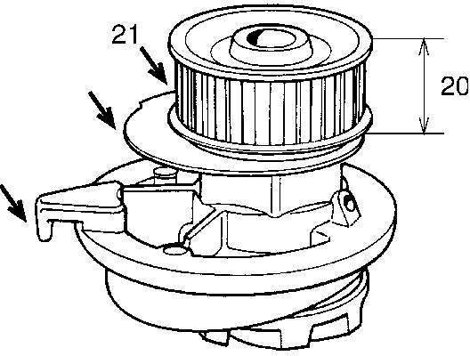 Bomba de agua VKPC85407 SKF