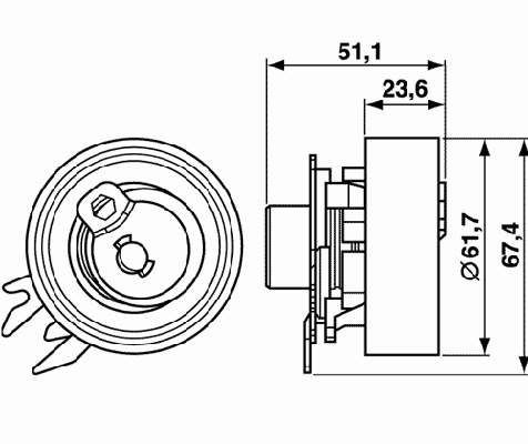 Comprar VKM11106 SKF Tensor correa distribución